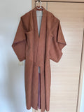 Vintage Japanese Haori in Dusty Rose with Subtle Textured Pattern