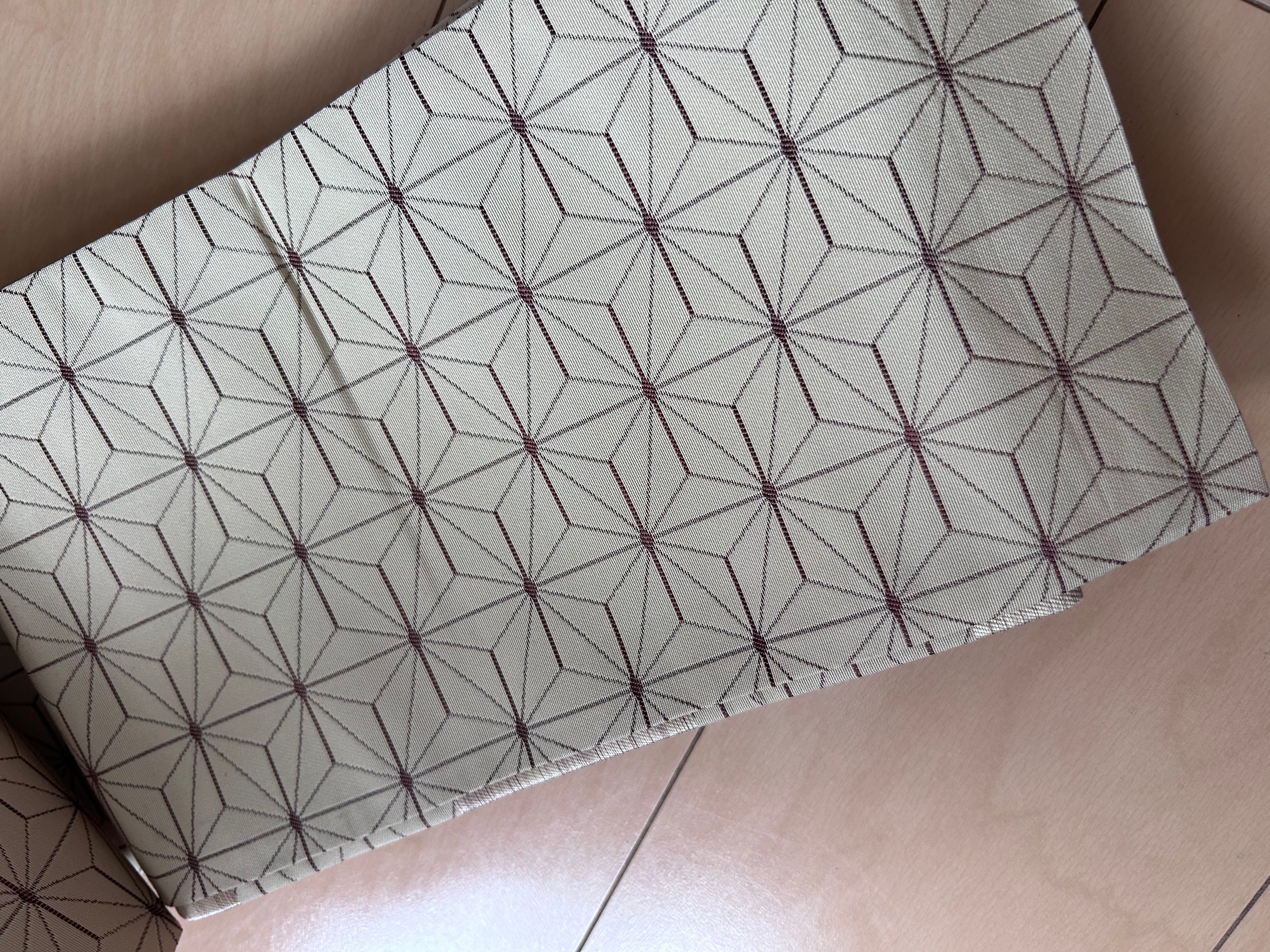 Vintage Japanese Obi Set of 3 – Geometric, Asanoha & Retro Pattern