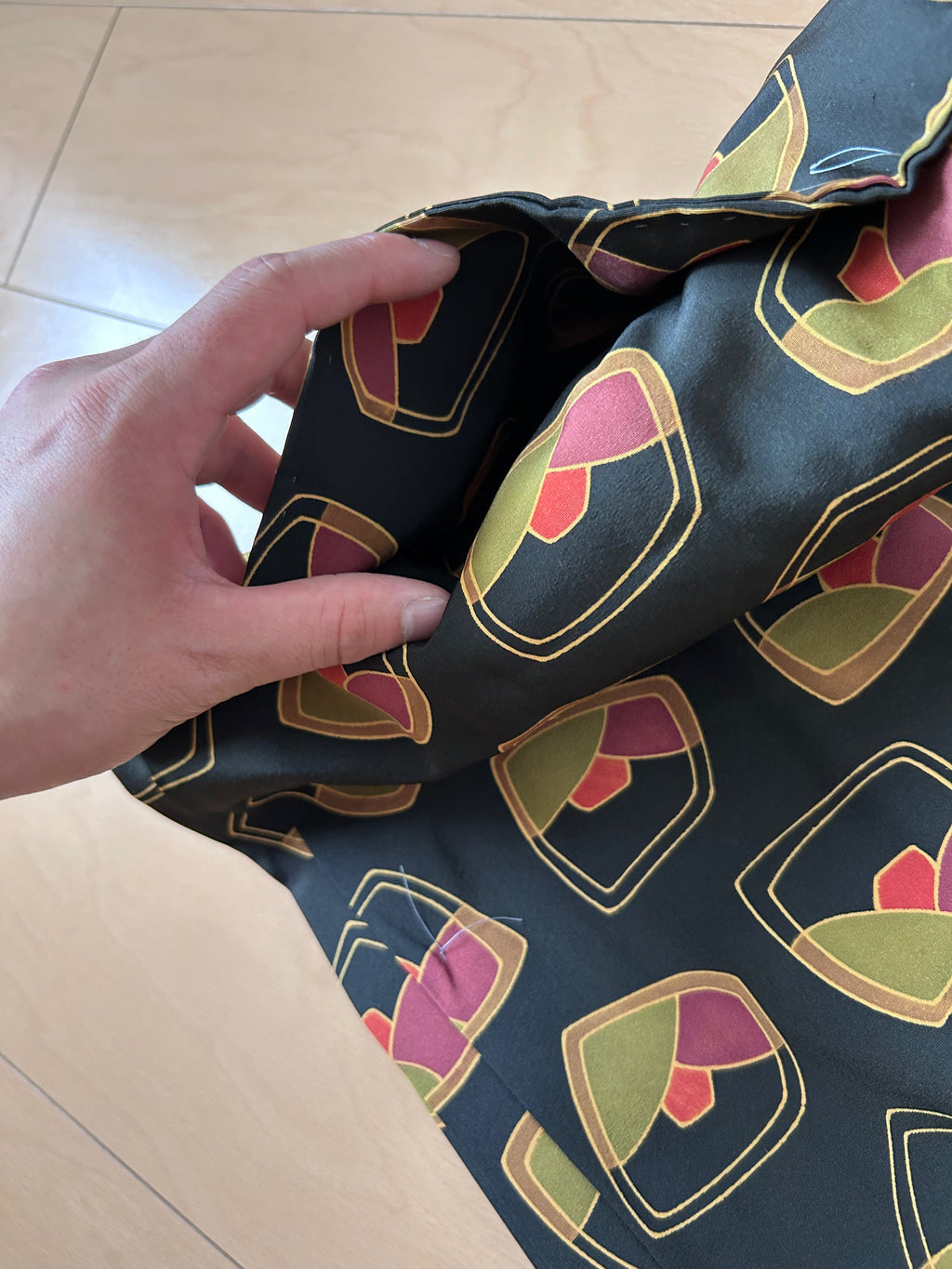 Vintage Japanese Obi Set of 3 – Geometric, Asanoha & Retro Pattern